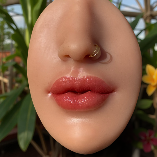 Luxury Clicker Double Hoop Nose Ring(20G) Gold/Silver