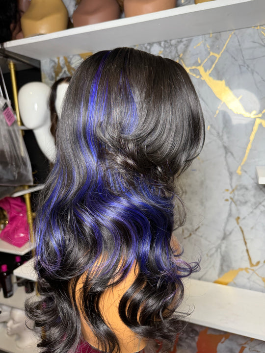 “PURPLE” HIGHLIGHTED RAW PERUVIAN CUSTOM UNIT