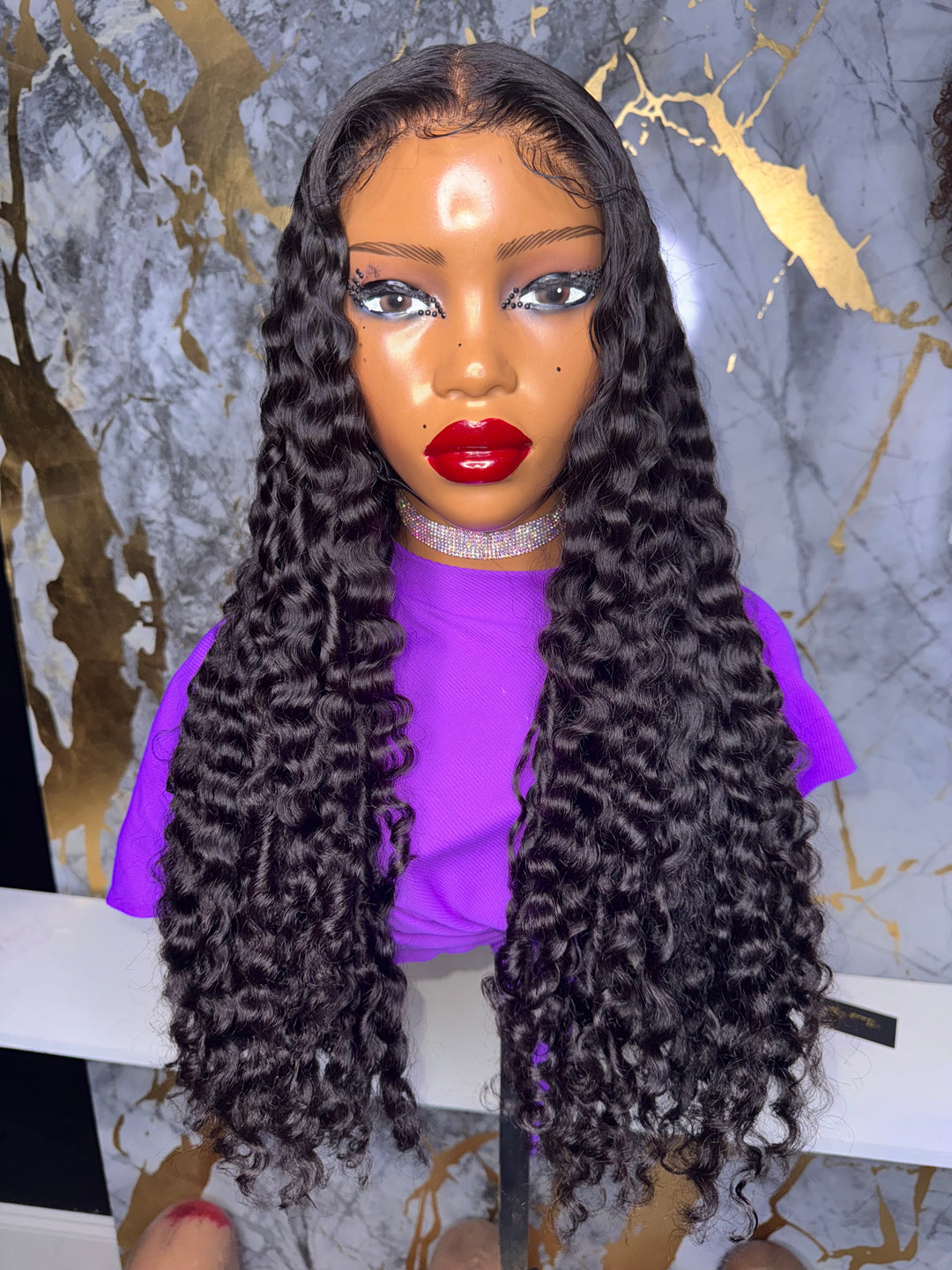 “SELENA” 4B Hybrid Hairline -Exotic WaterWave Texture