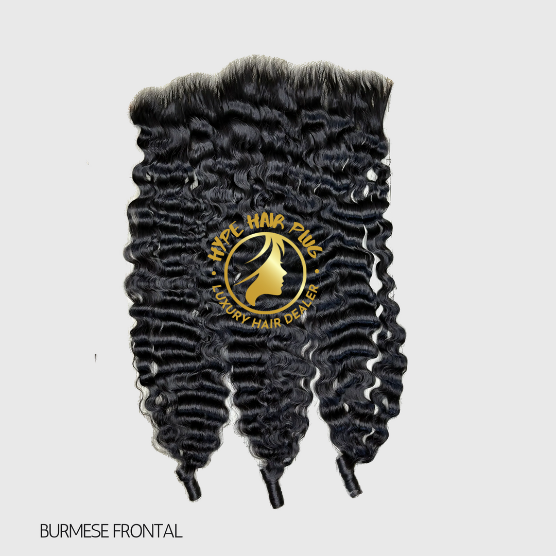 Raw Burmese Curly- FRONTAL