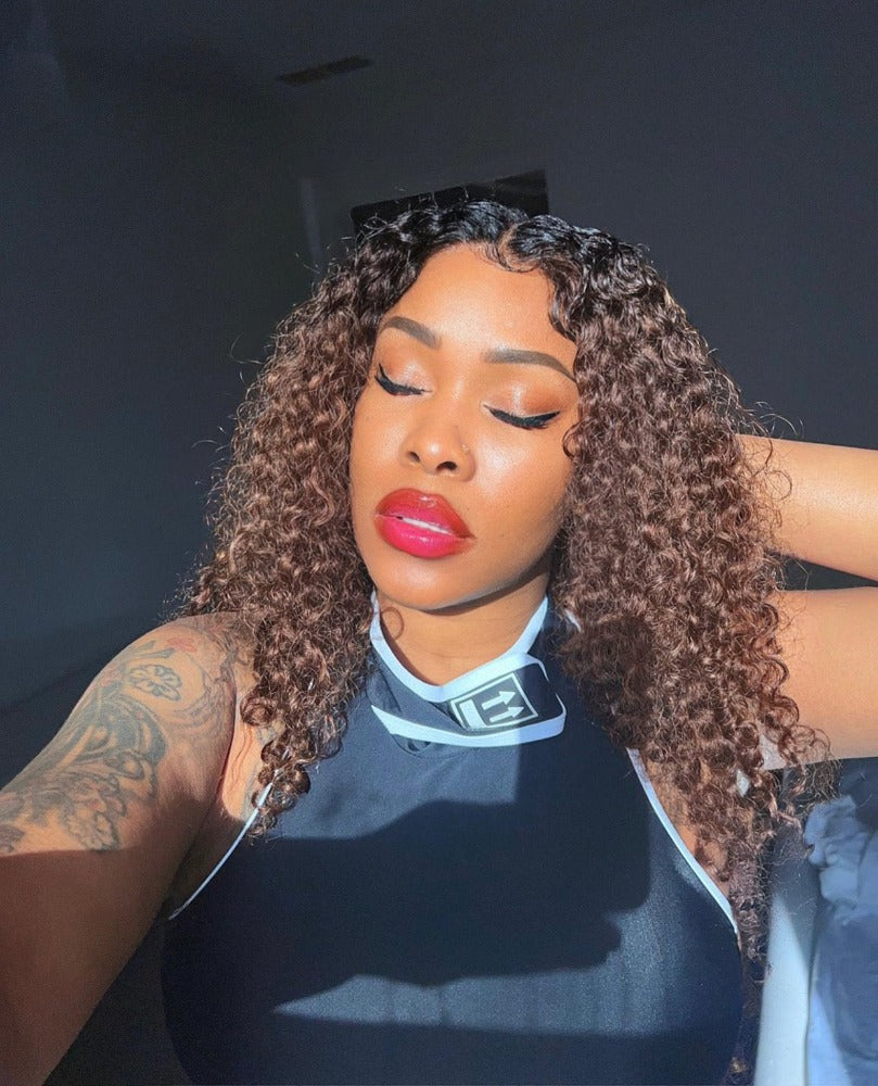 "CARMEN" Best Seller !!‼️ Sun-Kissed Brown 13x6 Lace Front wig