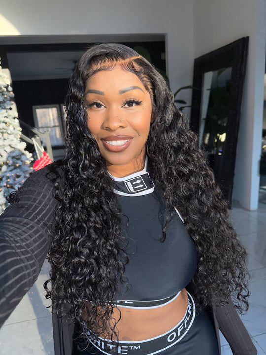 “BELLA” Italian Curly  (Natural Black)