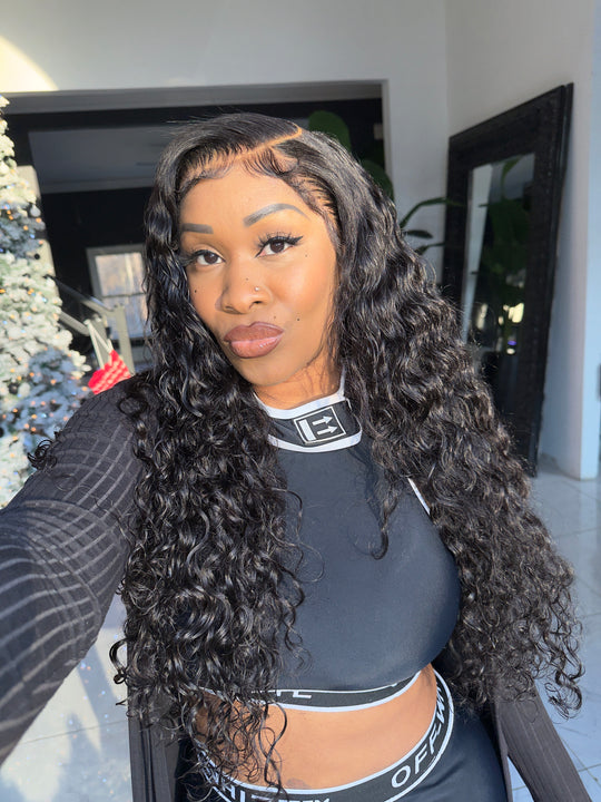 “BELLA” Italian Curly  (Natural Black)