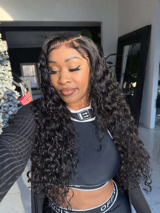 “BELLA” Italian Curly  (Natural Black)