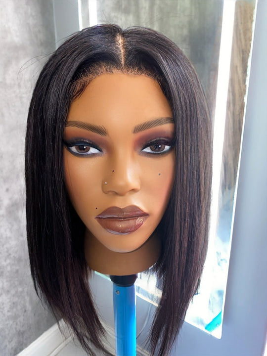 Middle Part Glueless Bob Wig"