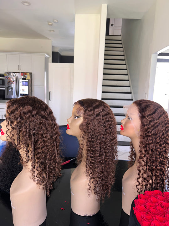"CARMEN" Best Seller !!‼️ Sun-Kissed Brown 13x6 Lace Front wig