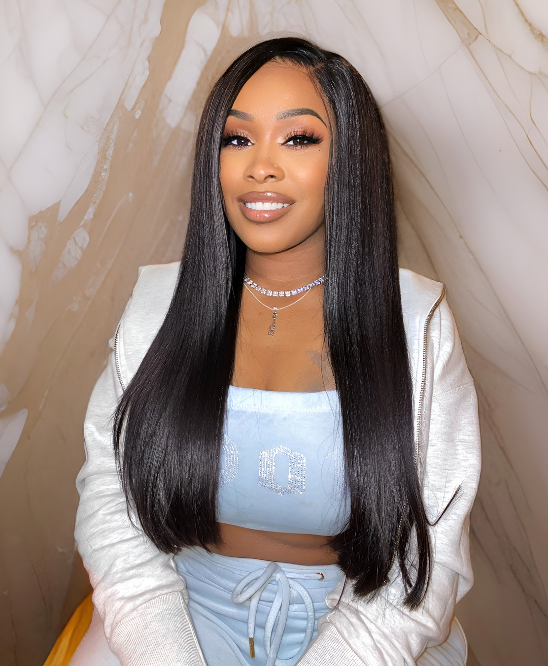 Raw Vietnamese Bone Straight Wig