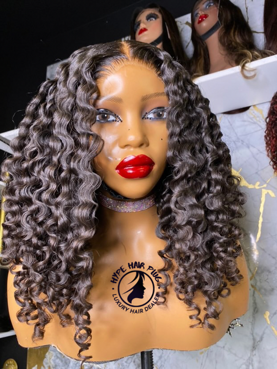Raw Burmese Curly Wig