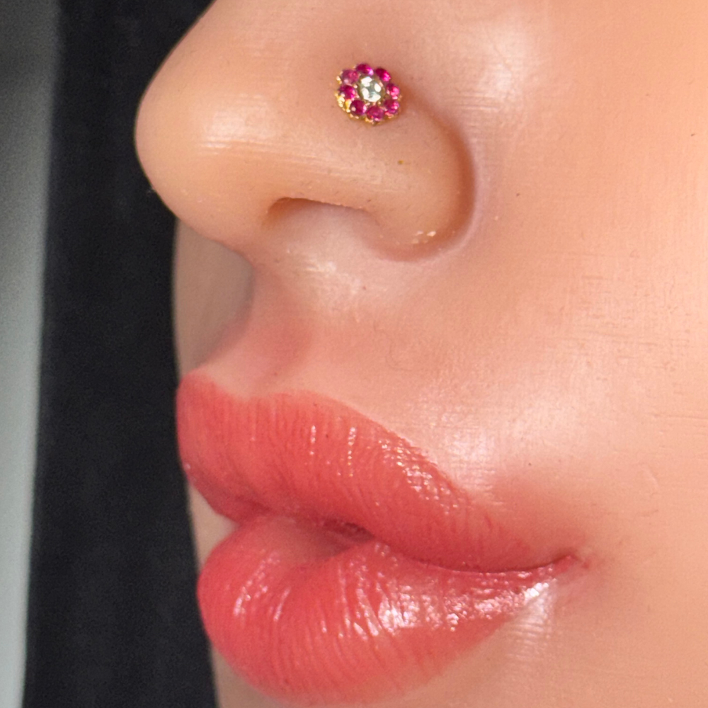 Ruby Bloom – A radiant floral ruby and diamond design