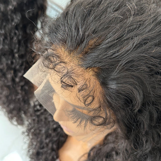 “BELLA” Italian Curly  (Natural Black)