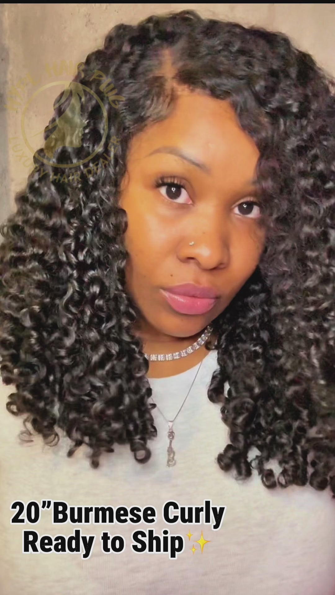 Raw Burmese Curly Wig
