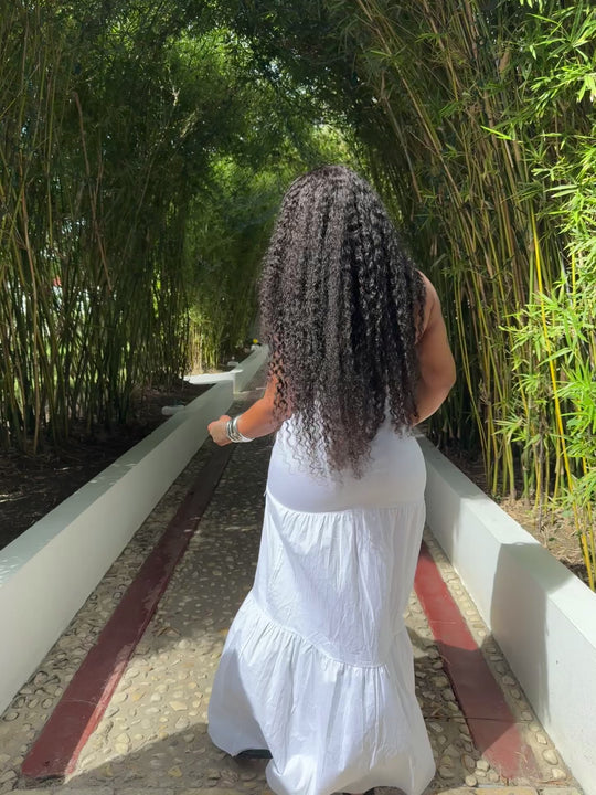 “SELENA” 4B Hybrid Hairline -Exotic WaterWave Texture