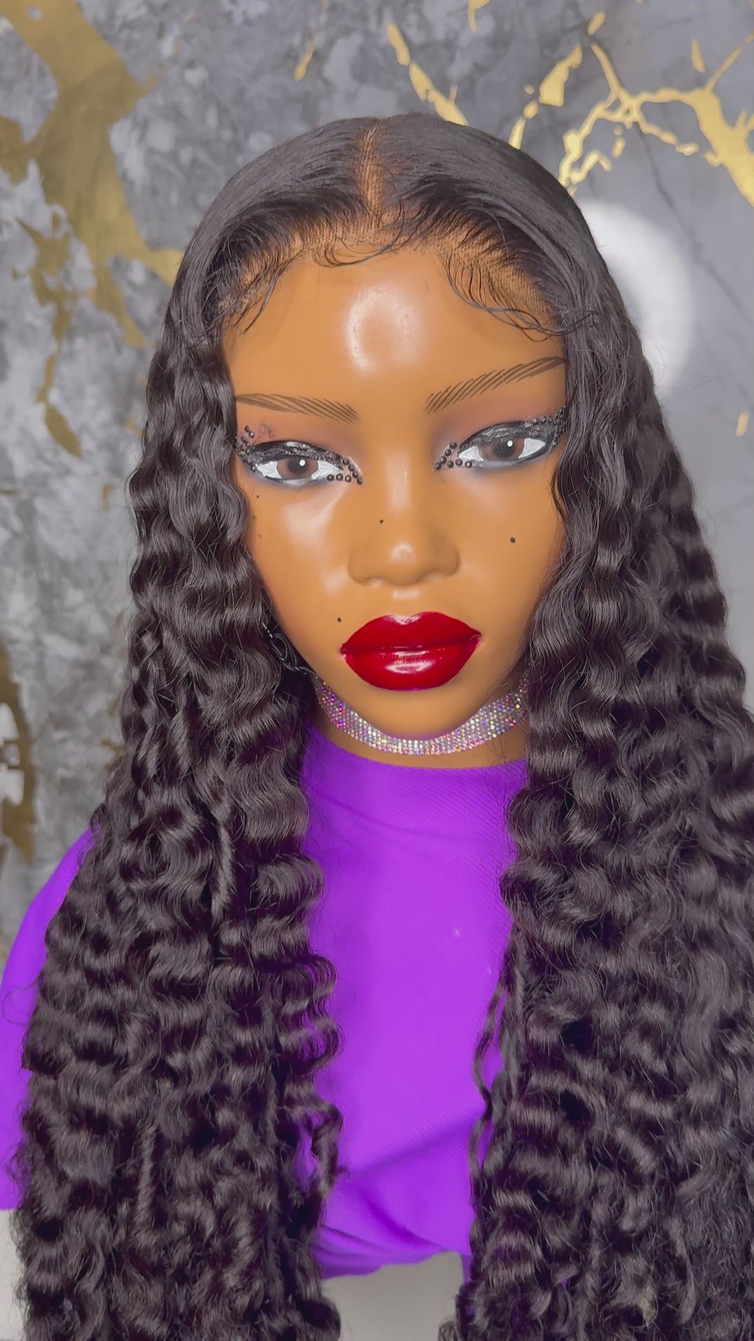 “SELENA” 4B Hybrid Hairline -Exotic WaterWave Texture