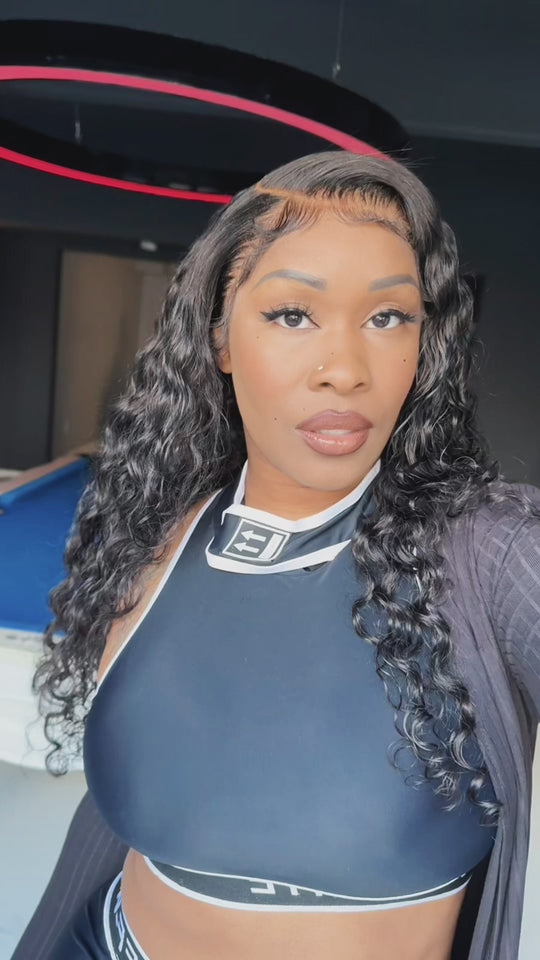 “BELLA” Italian Curly  (Natural Black)