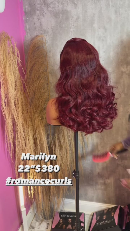 “MARILYN” Romance Curls, 13x4 Frontal wig