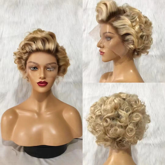 Pixie curly frontal .
