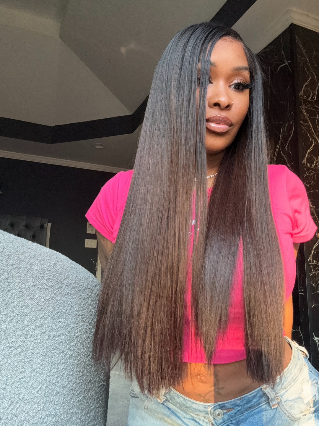 Vietnamese Virgin Bone Straight (Ombré Brown )