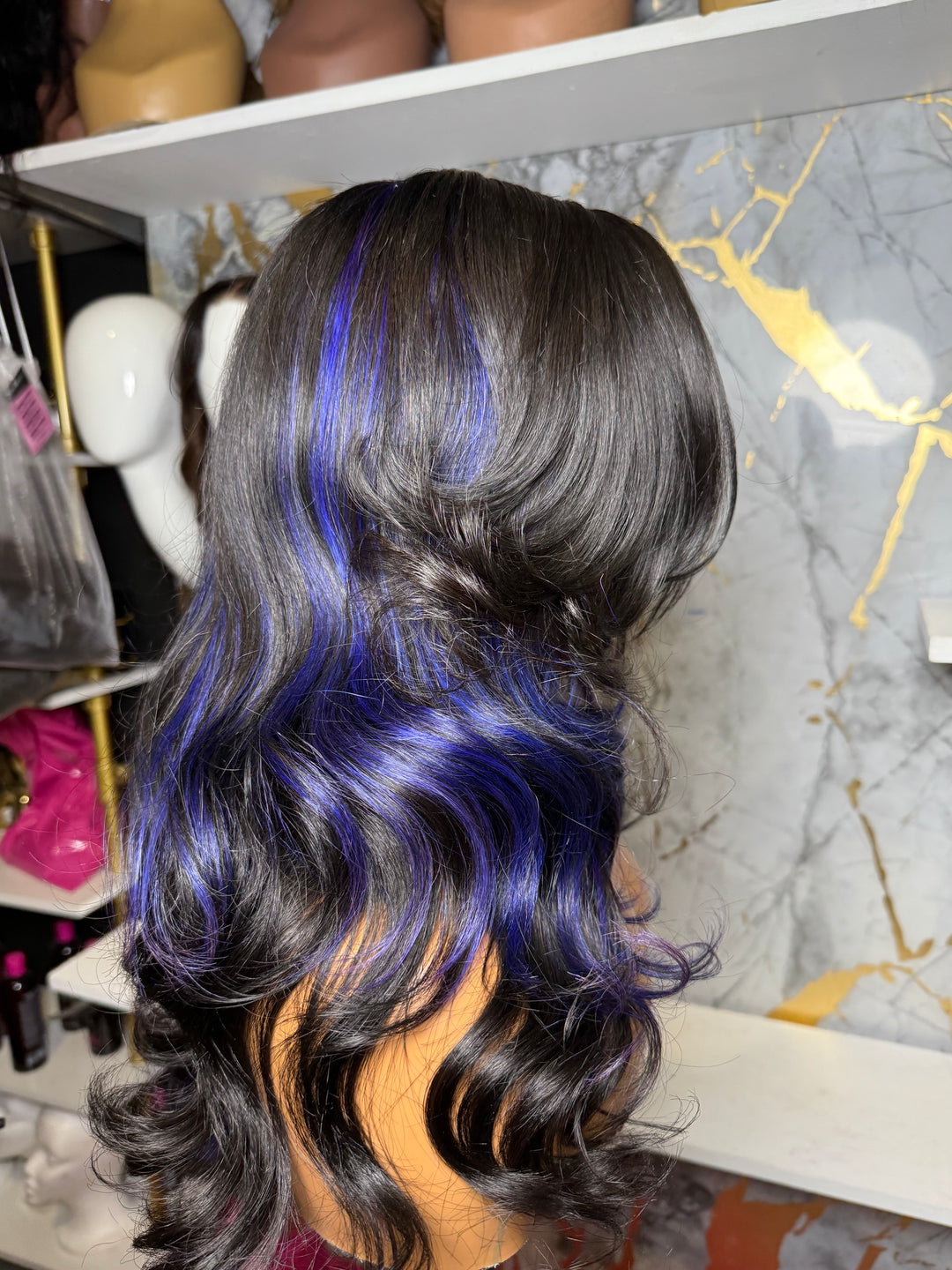 “PURPLE” HIGHLIGHTED RAW PERUVIAN CUSTOM UNIT