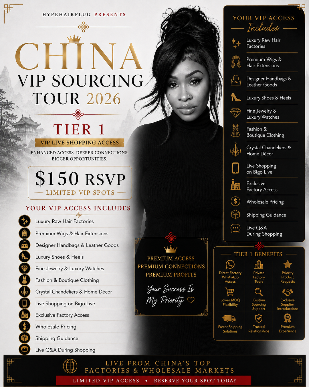 China VIP Sourcing Tour 2026
Reserve Your VIP Access Today