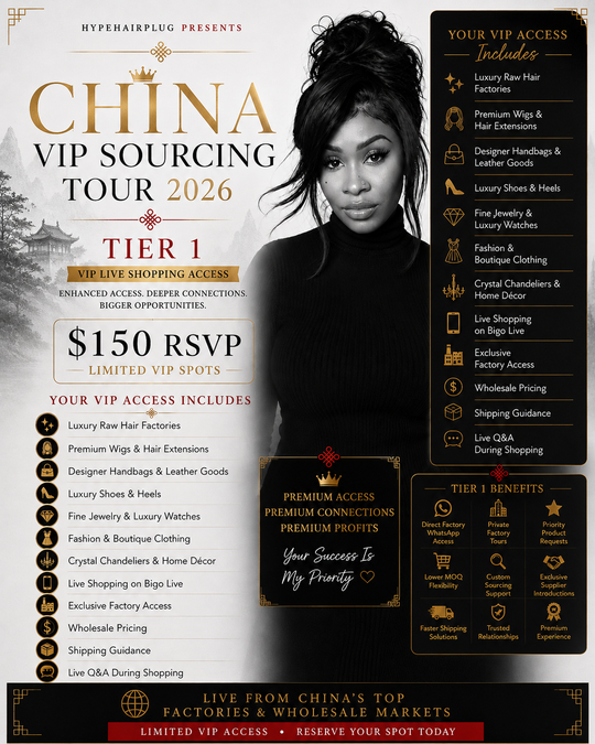 China VIP Sourcing Tour 2026
Reserve Your VIP Access Today
