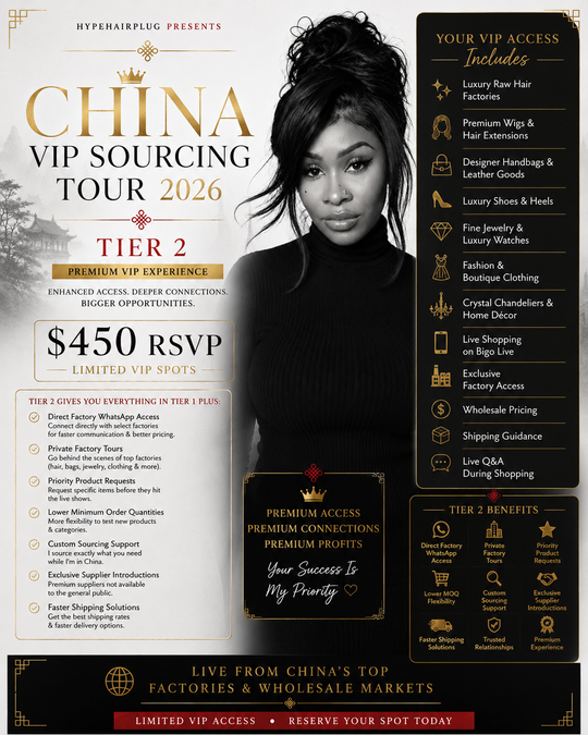 China VIP Sourcing Tour 2026
Reserve Your VIP Access Today