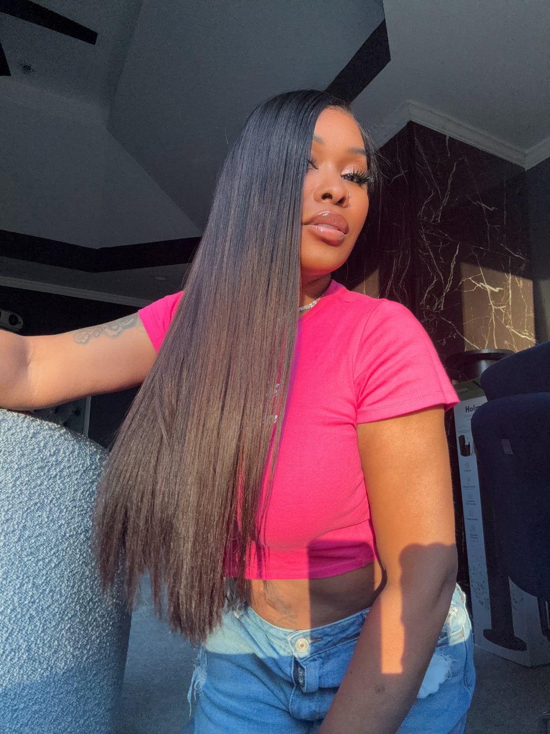 Vietnamese Virgin Bone Straight (Ombré Brown )