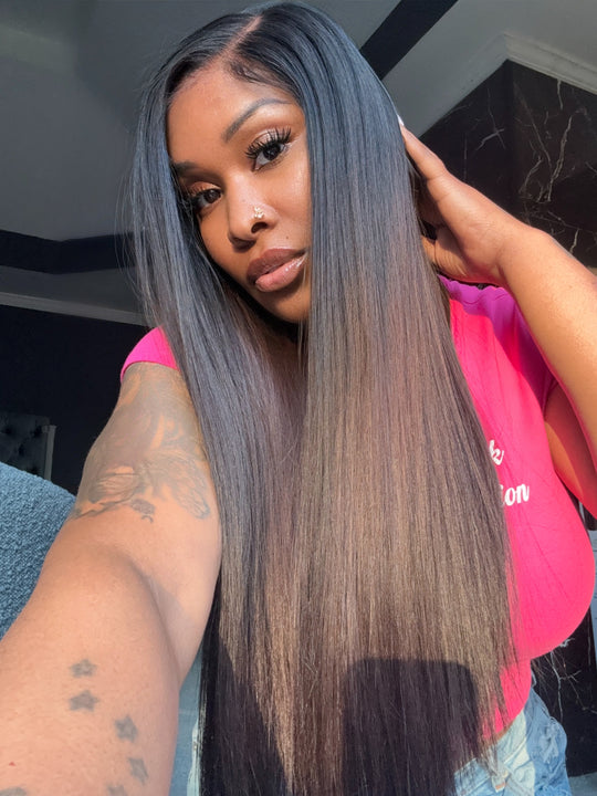 Vietnamese Virgin Bone Straight (Ombré Brown )
