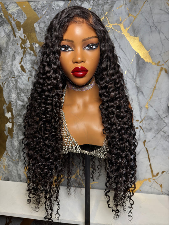 “SELENA” Exotic Curly Virgin Human Hair Wig